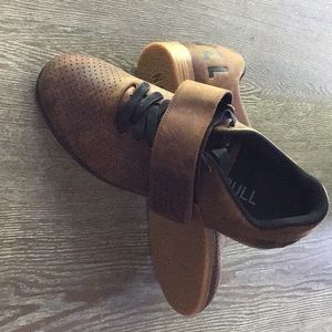 MEN'S LEATHER LIFTER Coffee color Size 9.5